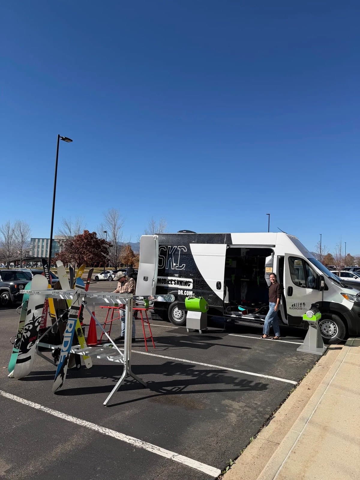 Mobile ski tuning event van — Colorado Springs CO